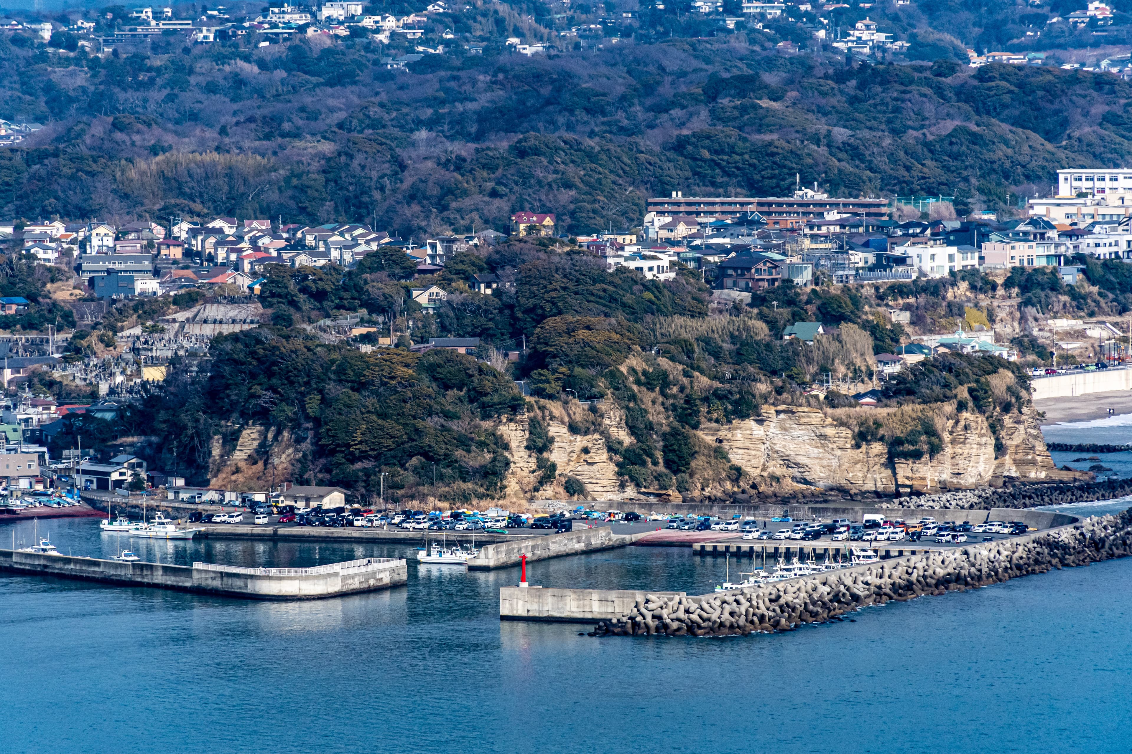 Koyurugi Cape and Koshigoe fishing port, Kamakura